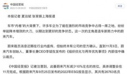蔚来被裁员爆料最新消息,最新爆料揭示裁员规模与原因